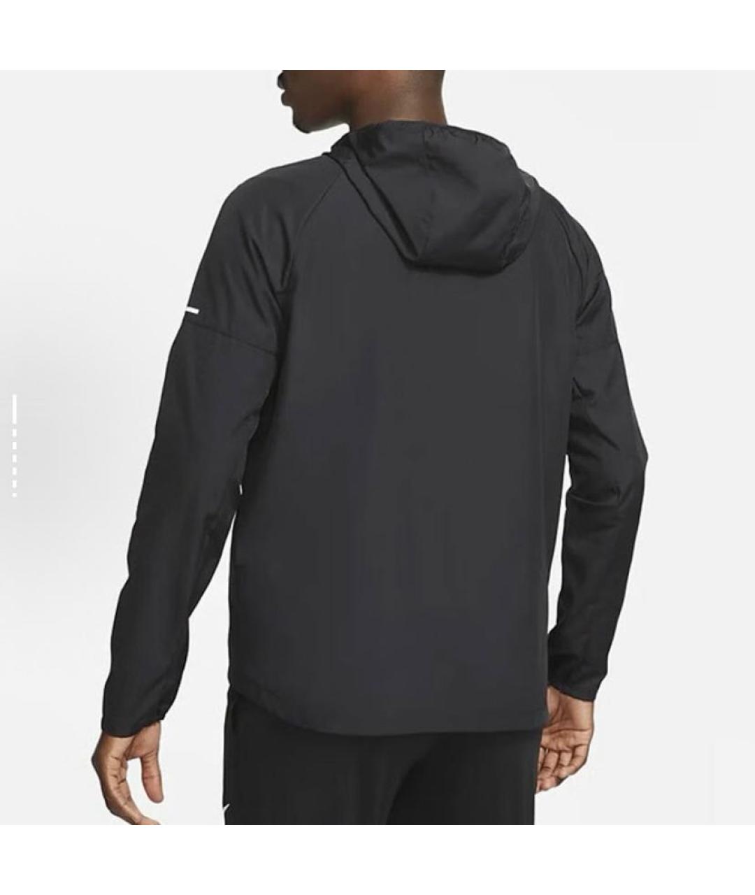 NIKE Черная полиэстеровая куртка, фото 4