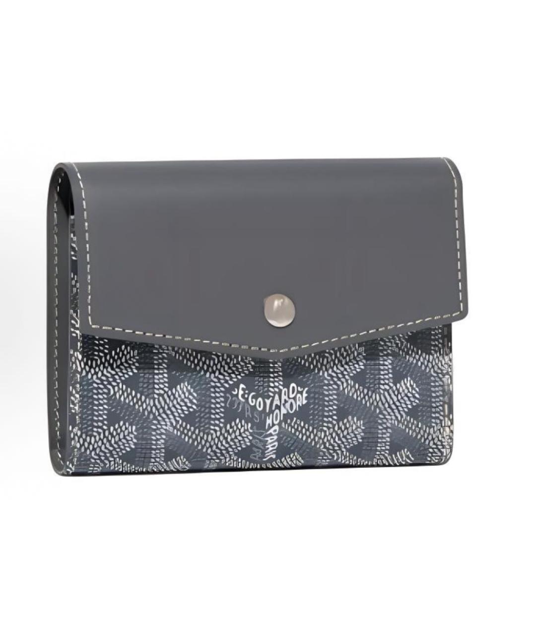 GOYARD Серый кошелек, фото 4