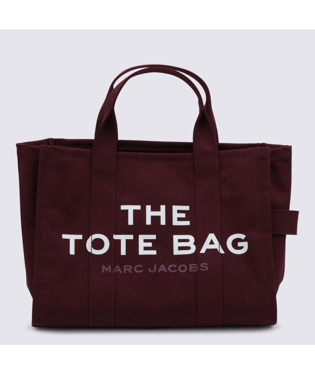MARC JACOBS Бордовая тканевая сумка тоут, фото 5