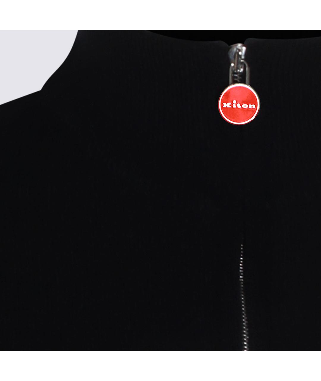 KITON Черный шерстяной джемпер / свитер, фото 4
