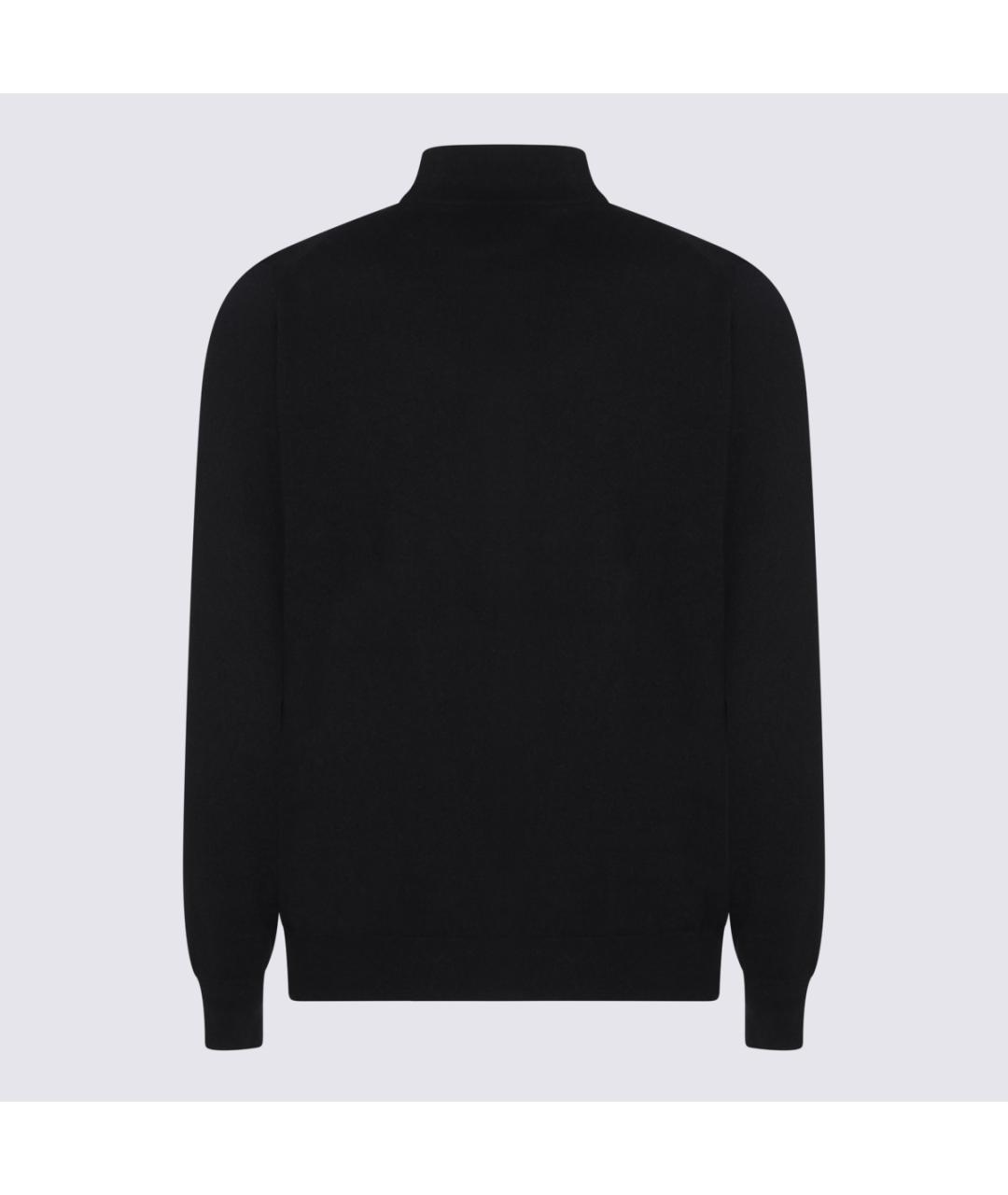 KITON Черный шерстяной джемпер / свитер, фото 2
