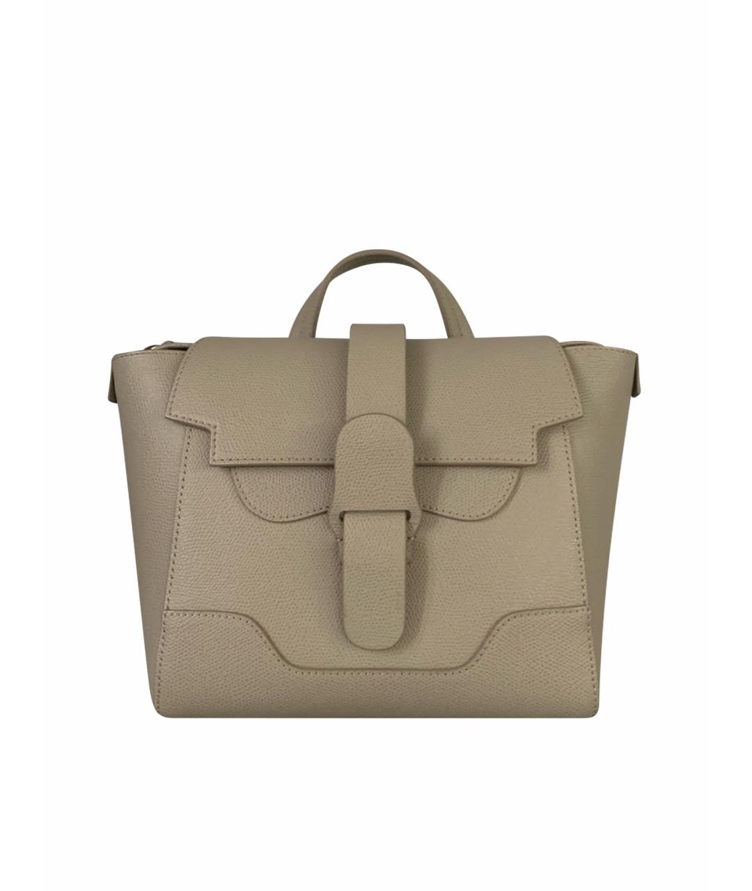 SENREVE Бежевая кожаная сумка через плечо, фото 1