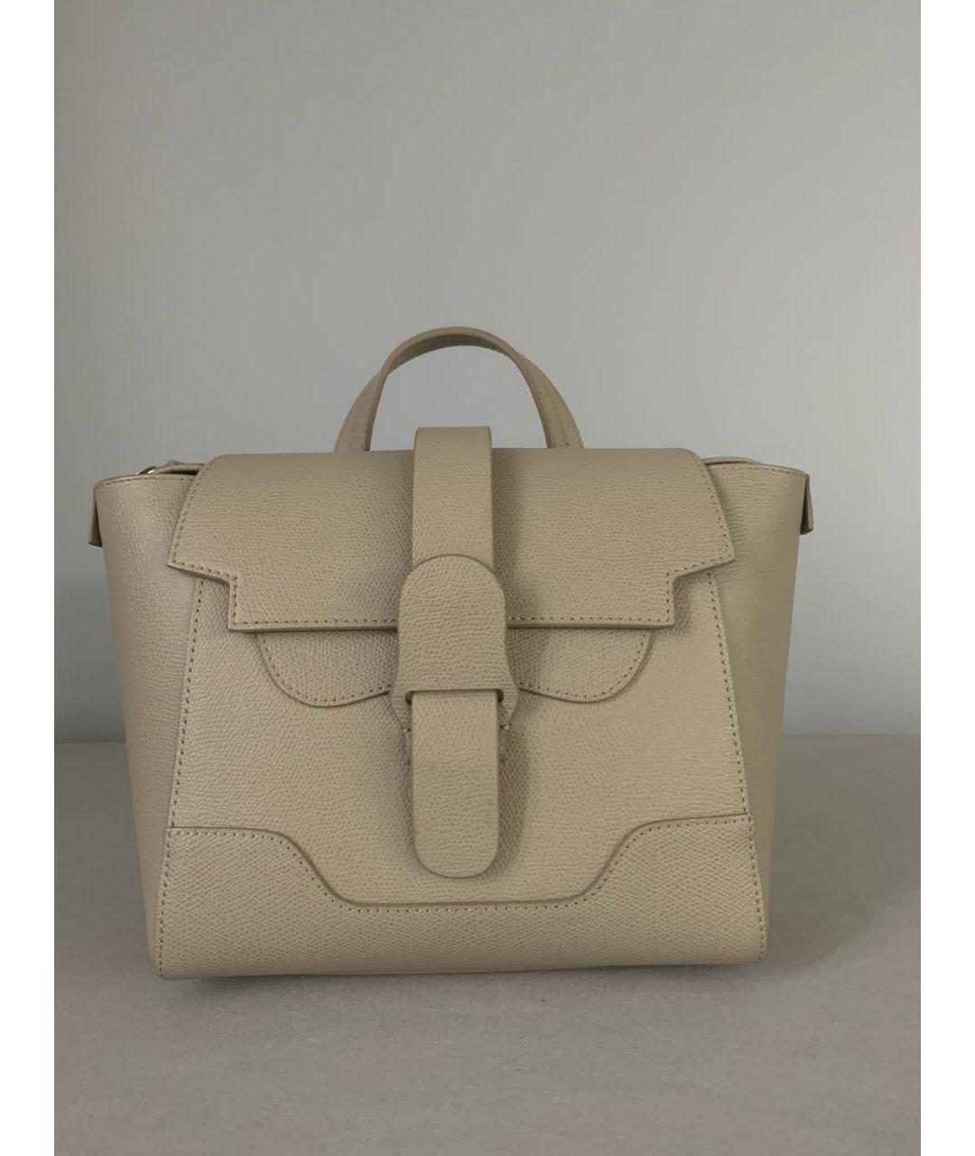 SENREVE Бежевая кожаная сумка через плечо, фото 5