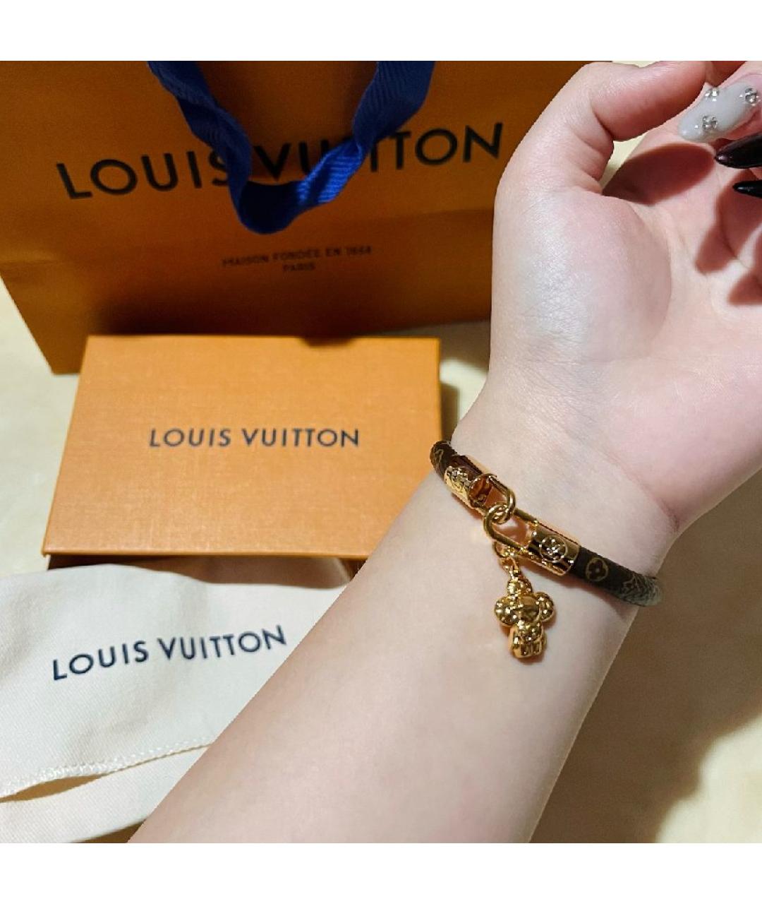 LOUIS VUITTON Коралловый браслет из желтого золота, фото 5