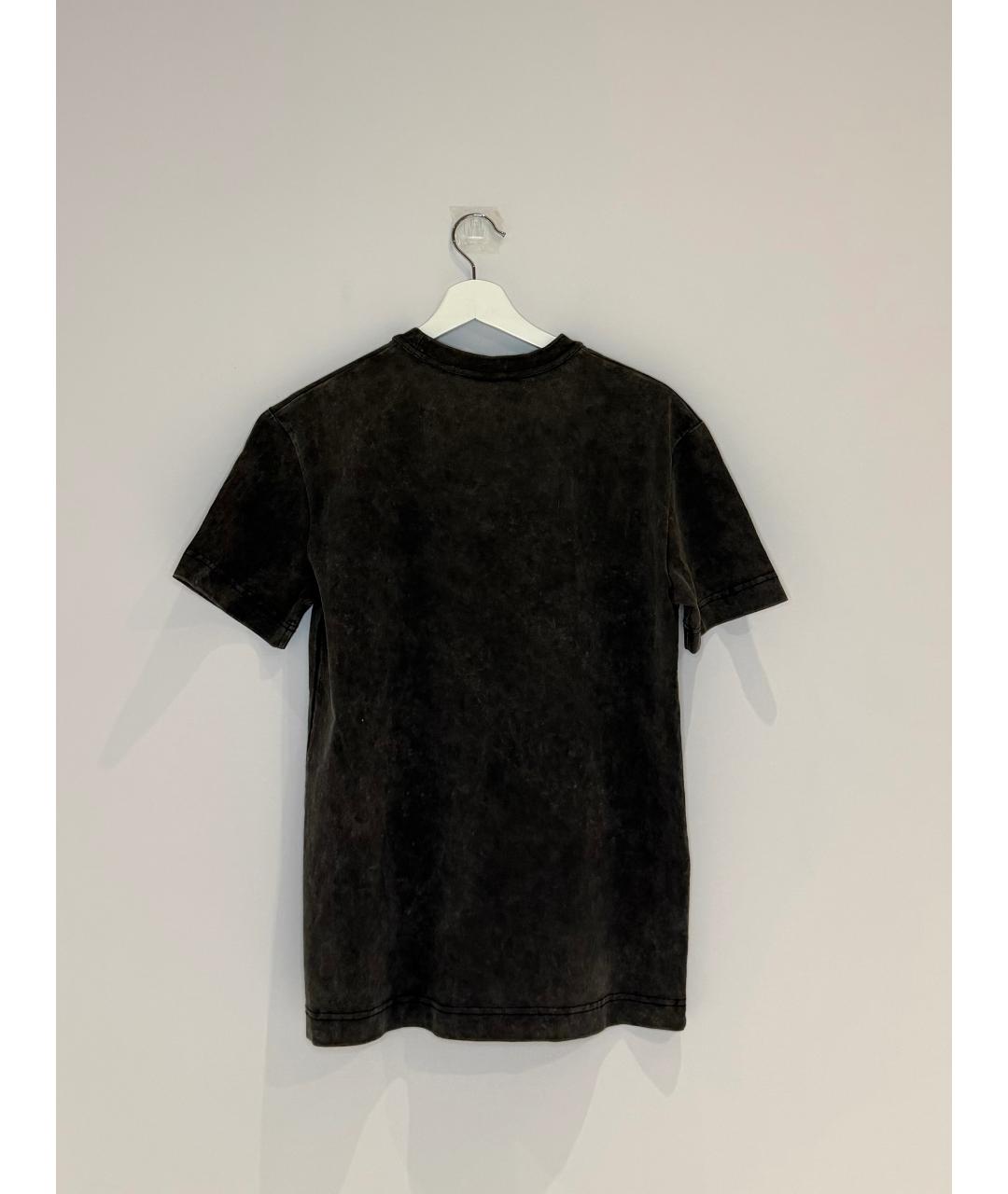 ALEXANDER WANG Серая хлопковая футболка, фото 2