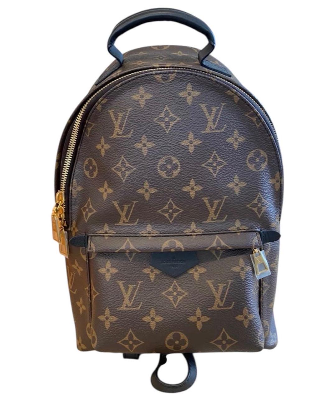LOUIS VUITTON Коричневый кожаный рюкзак, фото 9