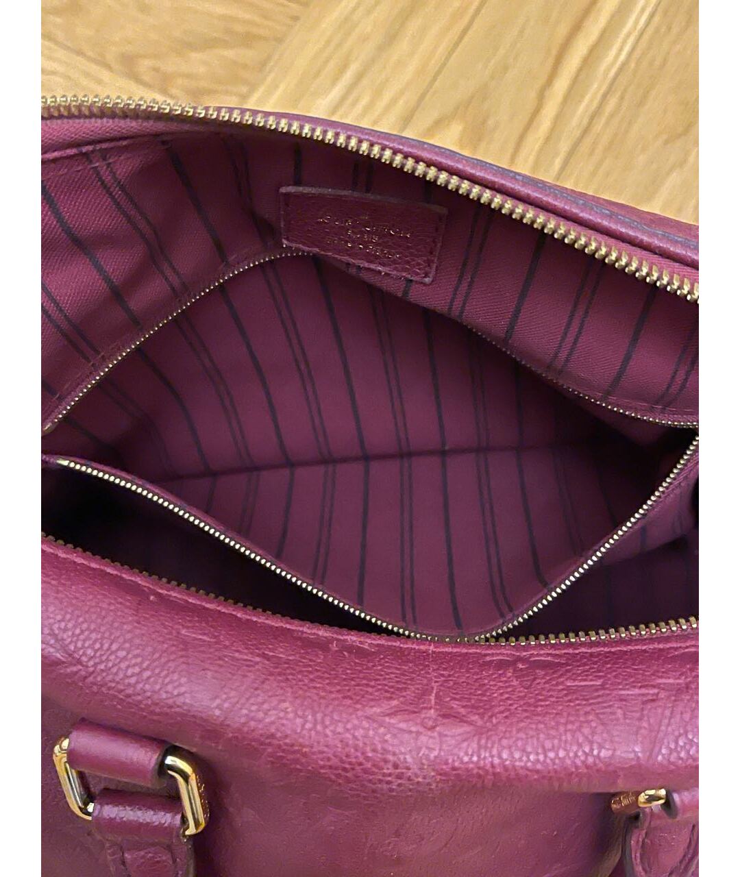 LOUIS VUITTON PRE-OWNED Розовая кожаная сумка тоут, фото 4