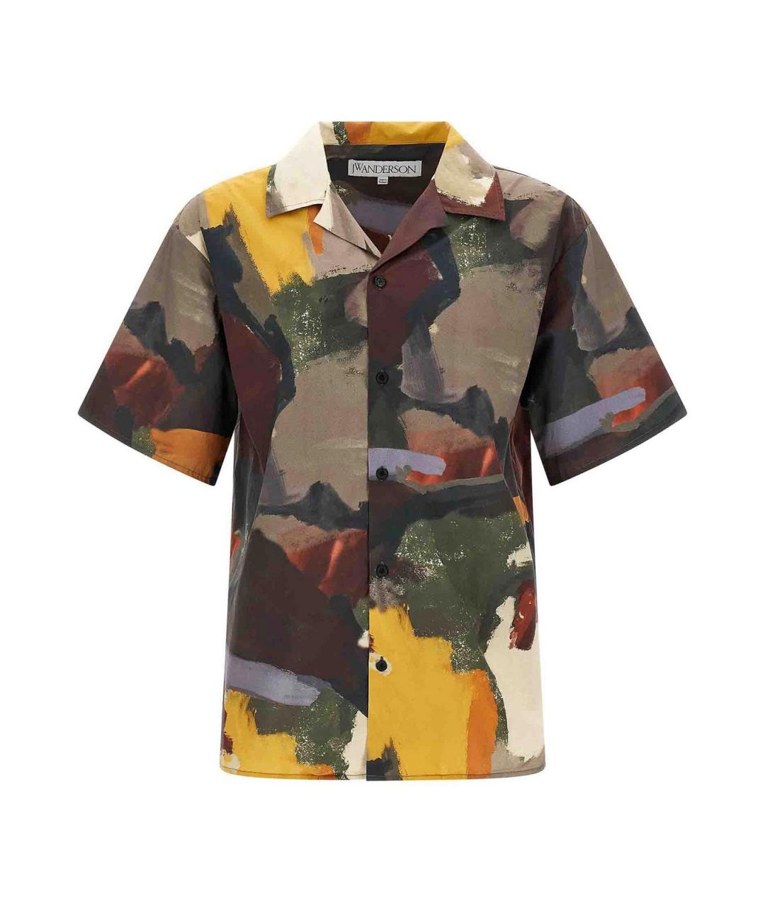 J.W.ANDERSON Мульти хлопковая кэжуал рубашка, фото 1