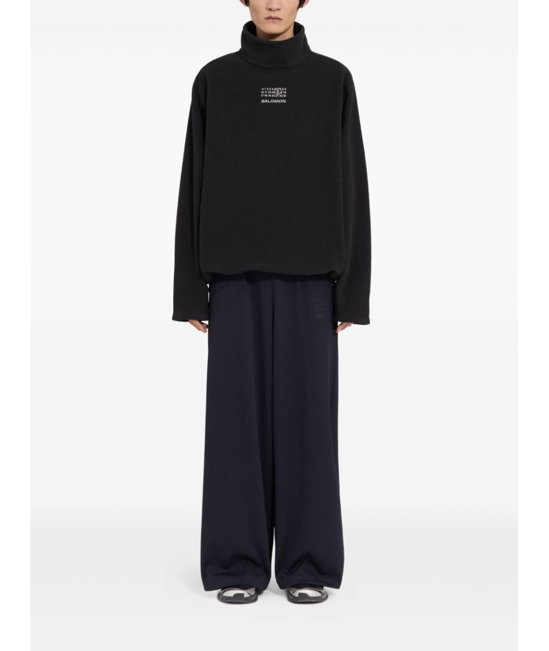 MM6 MAISON MARGIELA Черный полиэстеровый джемпер / свитер, фото 4