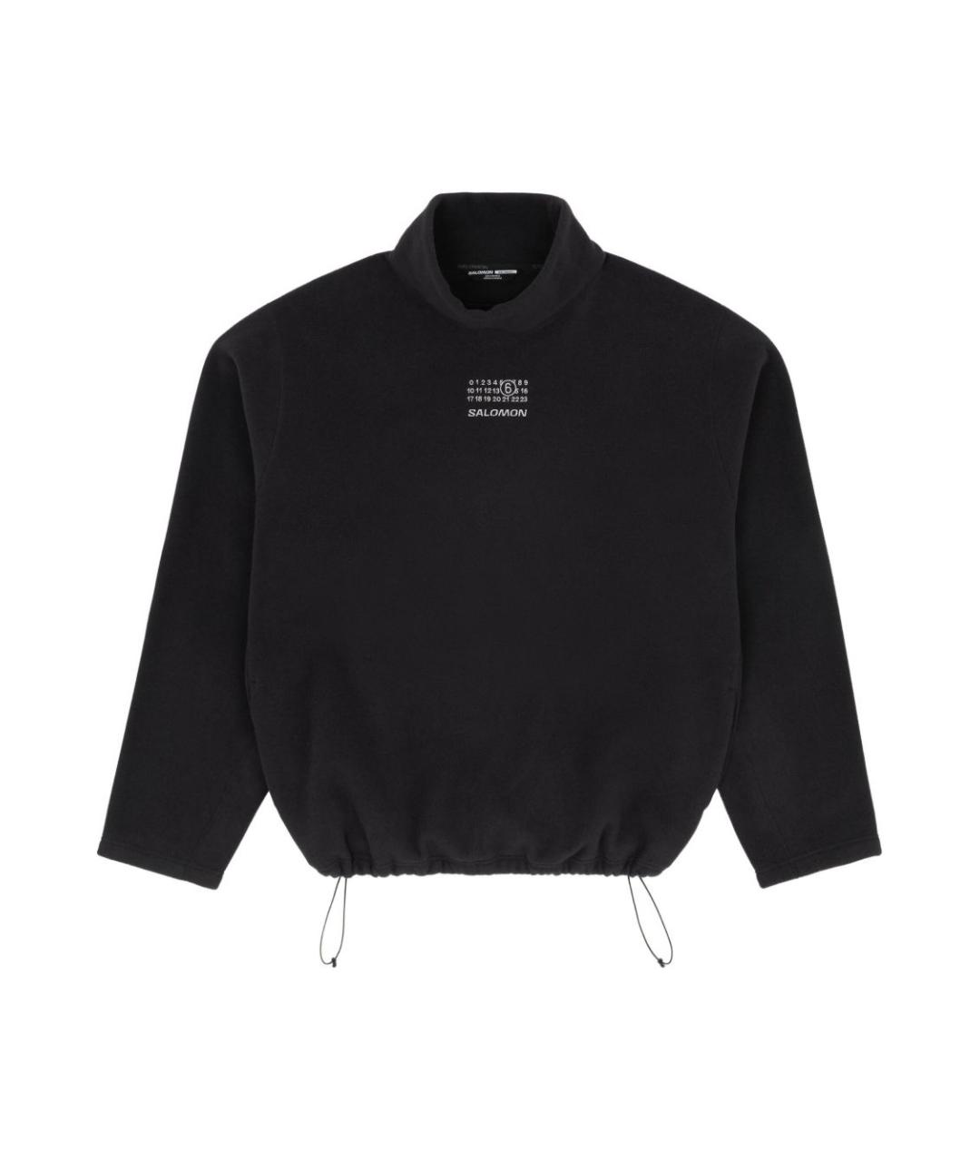 MM6 MAISON MARGIELA Черный полиэстеровый джемпер / свитер, фото 1