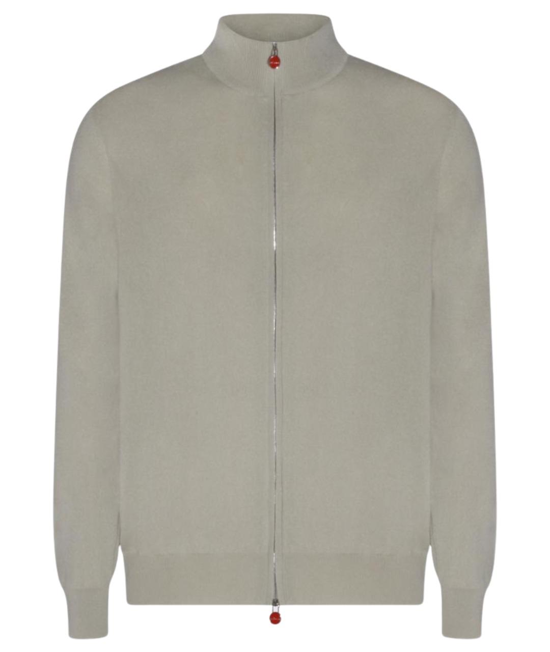 KITON Зеленый кашемировый кардиган, фото 1