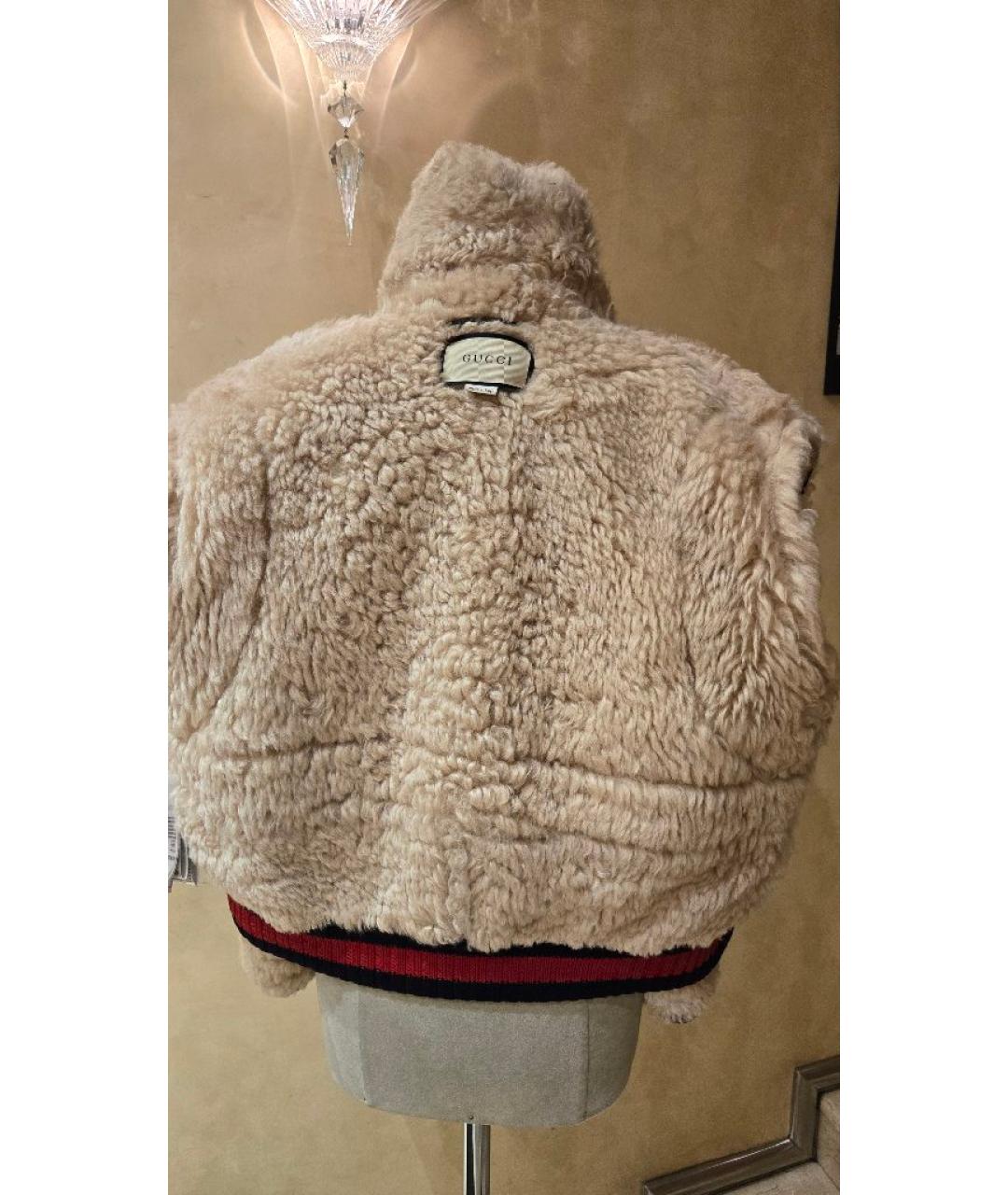GUCCI Черная дубленка, фото 4