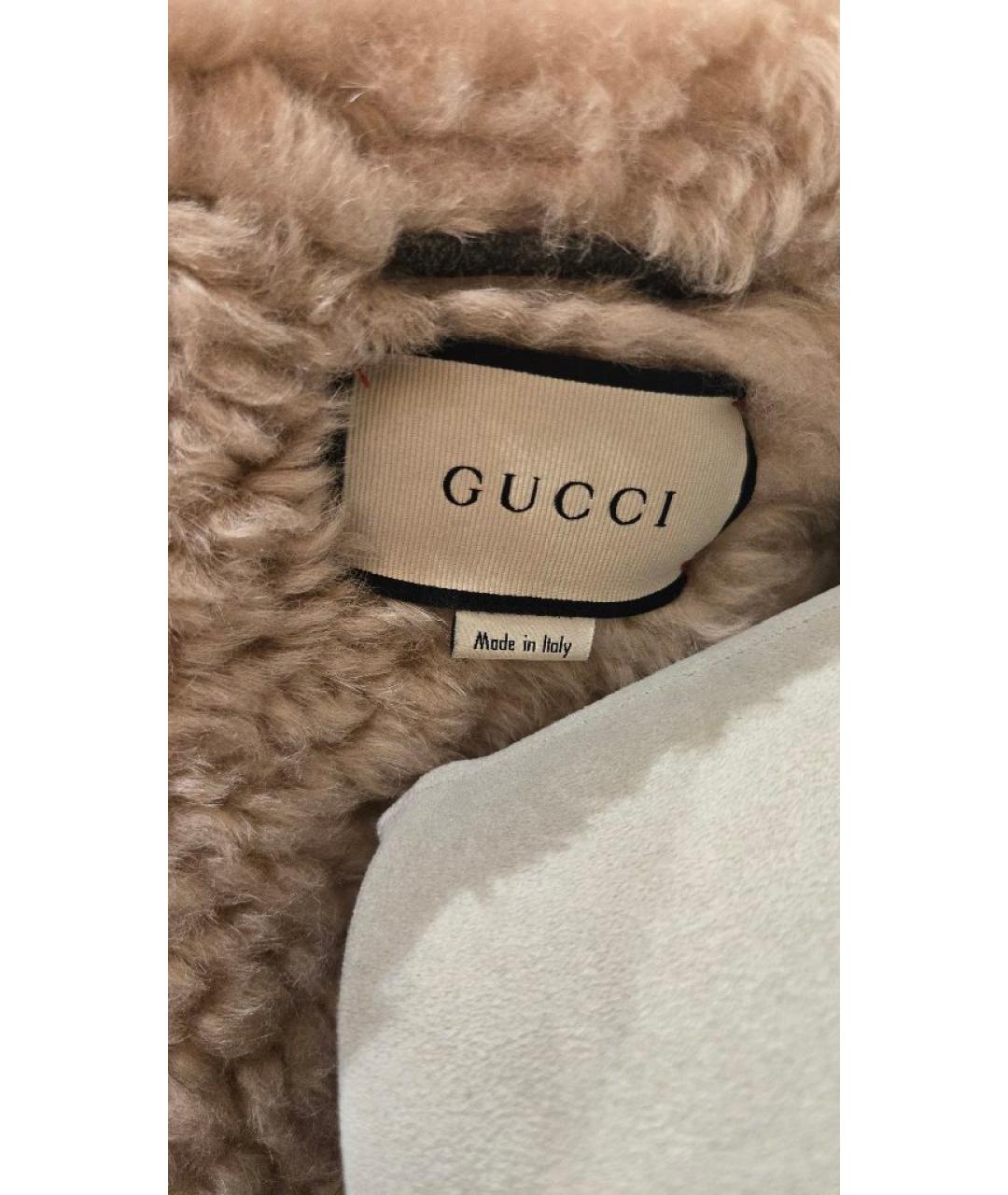 GUCCI Черная дубленка, фото 3