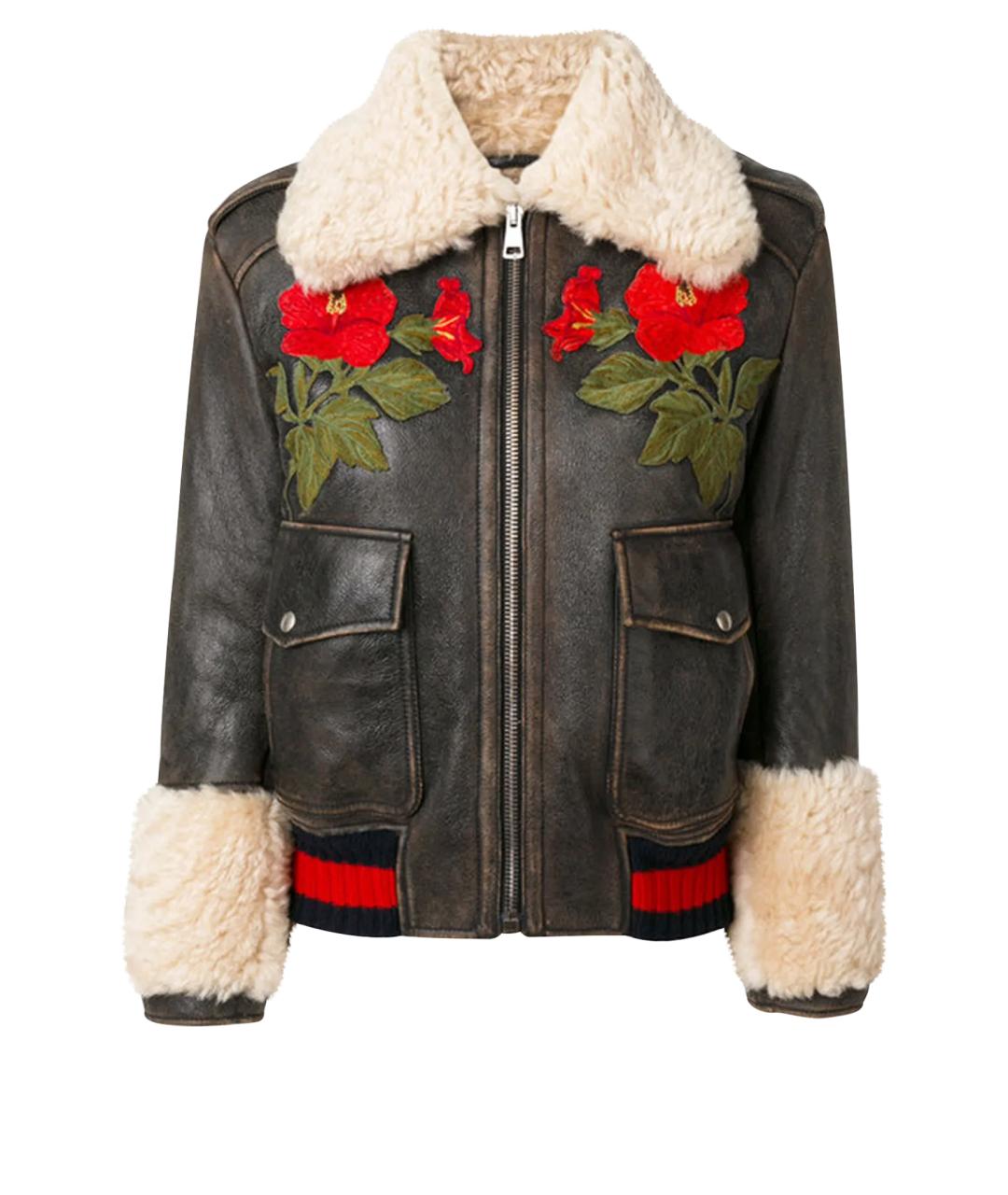 GUCCI Черная дубленка, фото 1