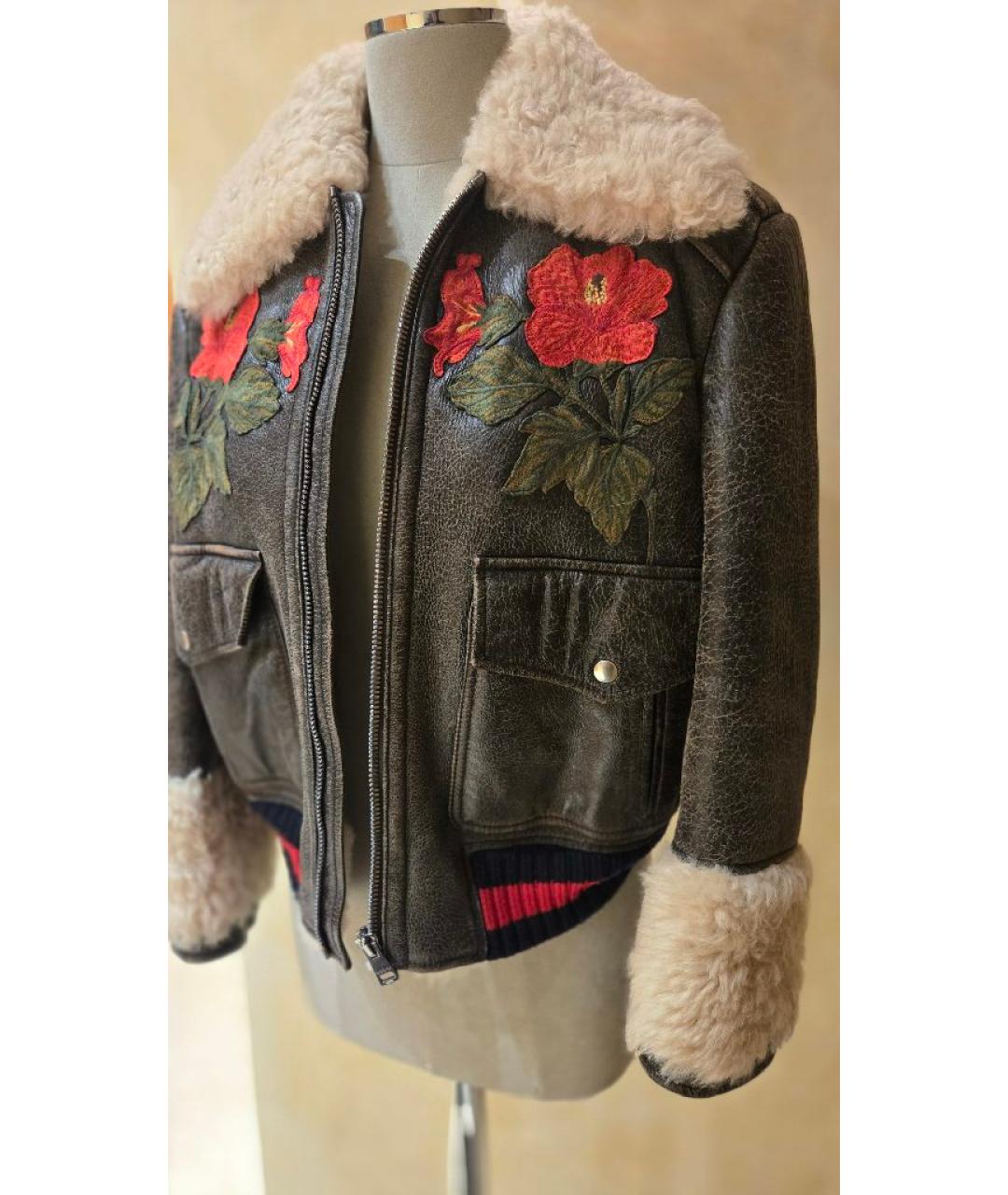 GUCCI Черная дубленка, фото 6