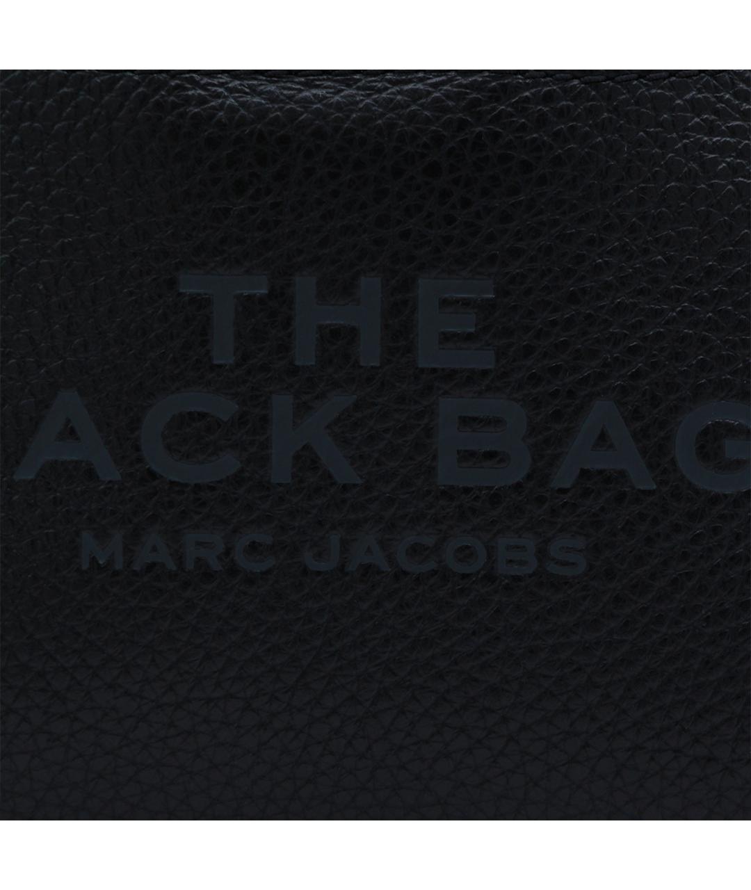 MARC JACOBS Черная кожаная сумка через плечо, фото 4