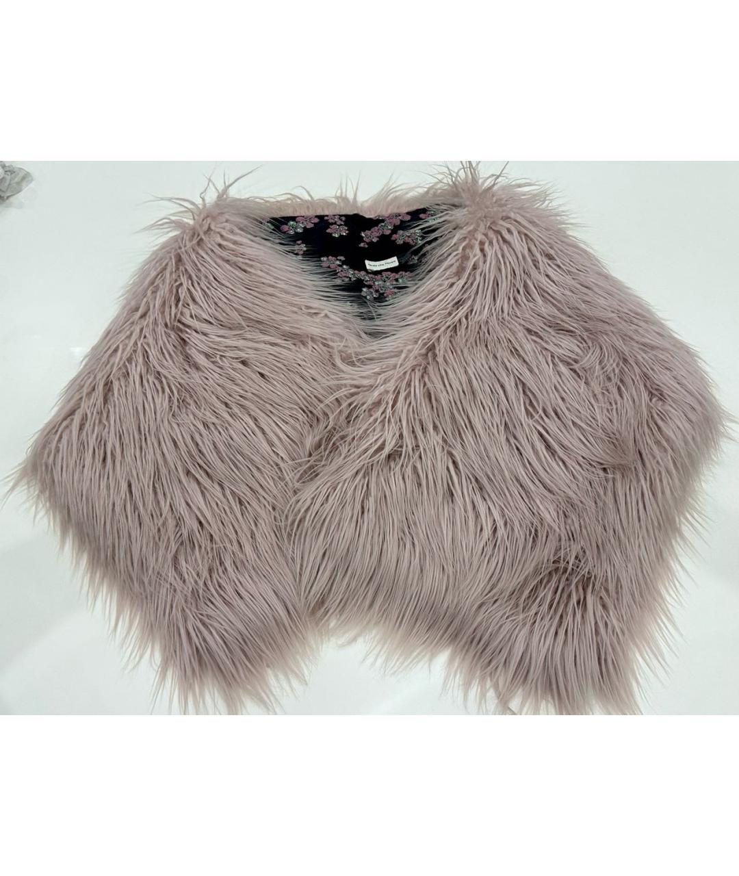 DRIES VAN NOTEN Розовый шарф, фото 9