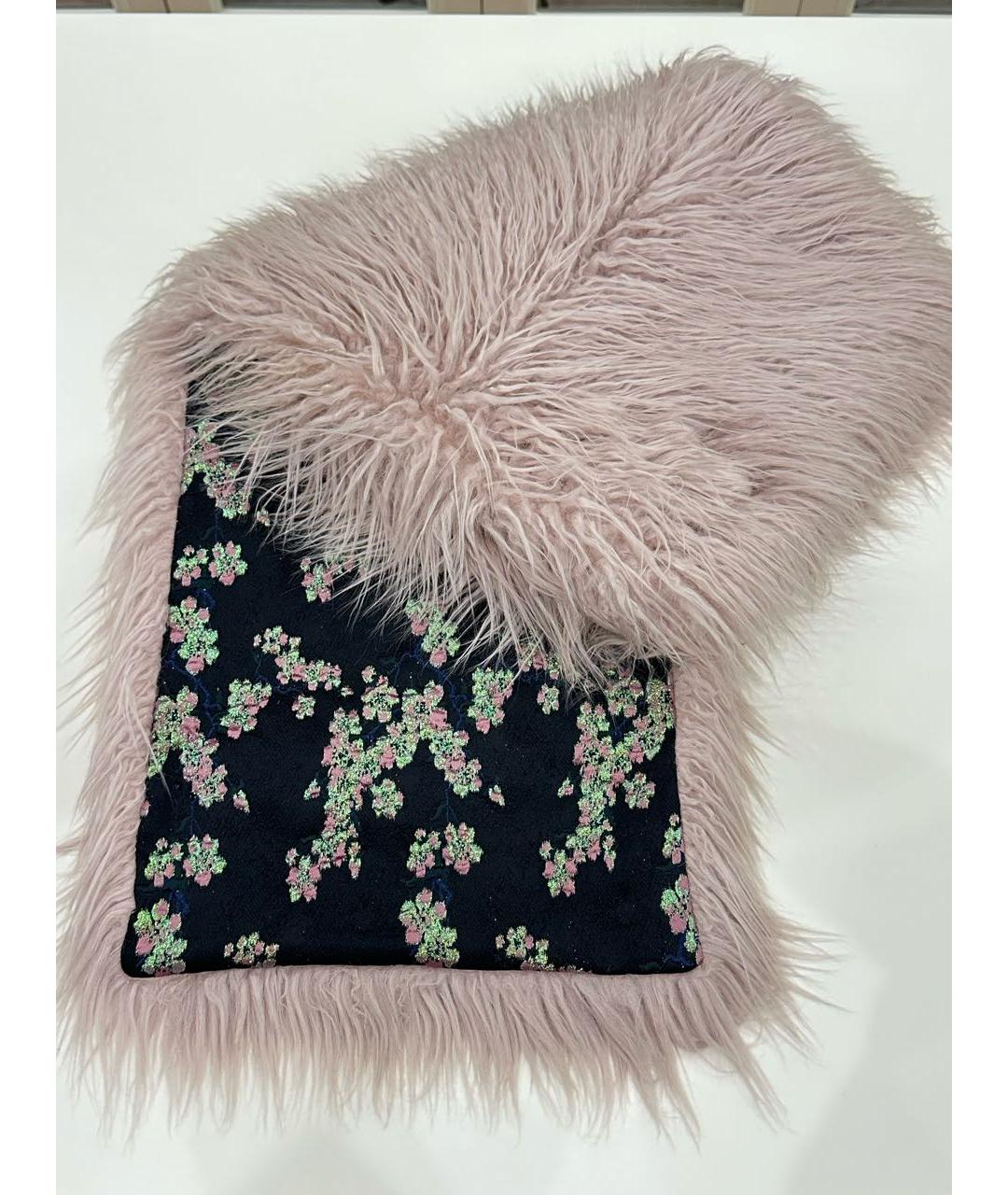 DRIES VAN NOTEN Розовый шарф, фото 4