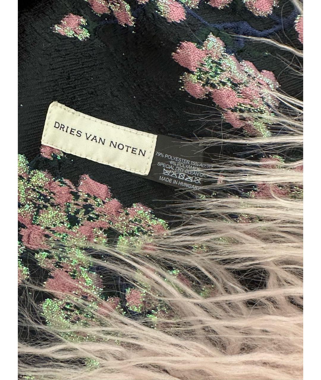 DRIES VAN NOTEN Розовый шарф, фото 6