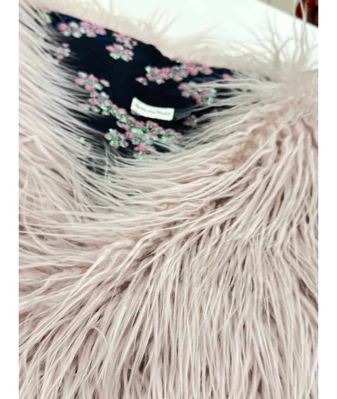 DRIES VAN NOTEN Розовый шарф, фото 5