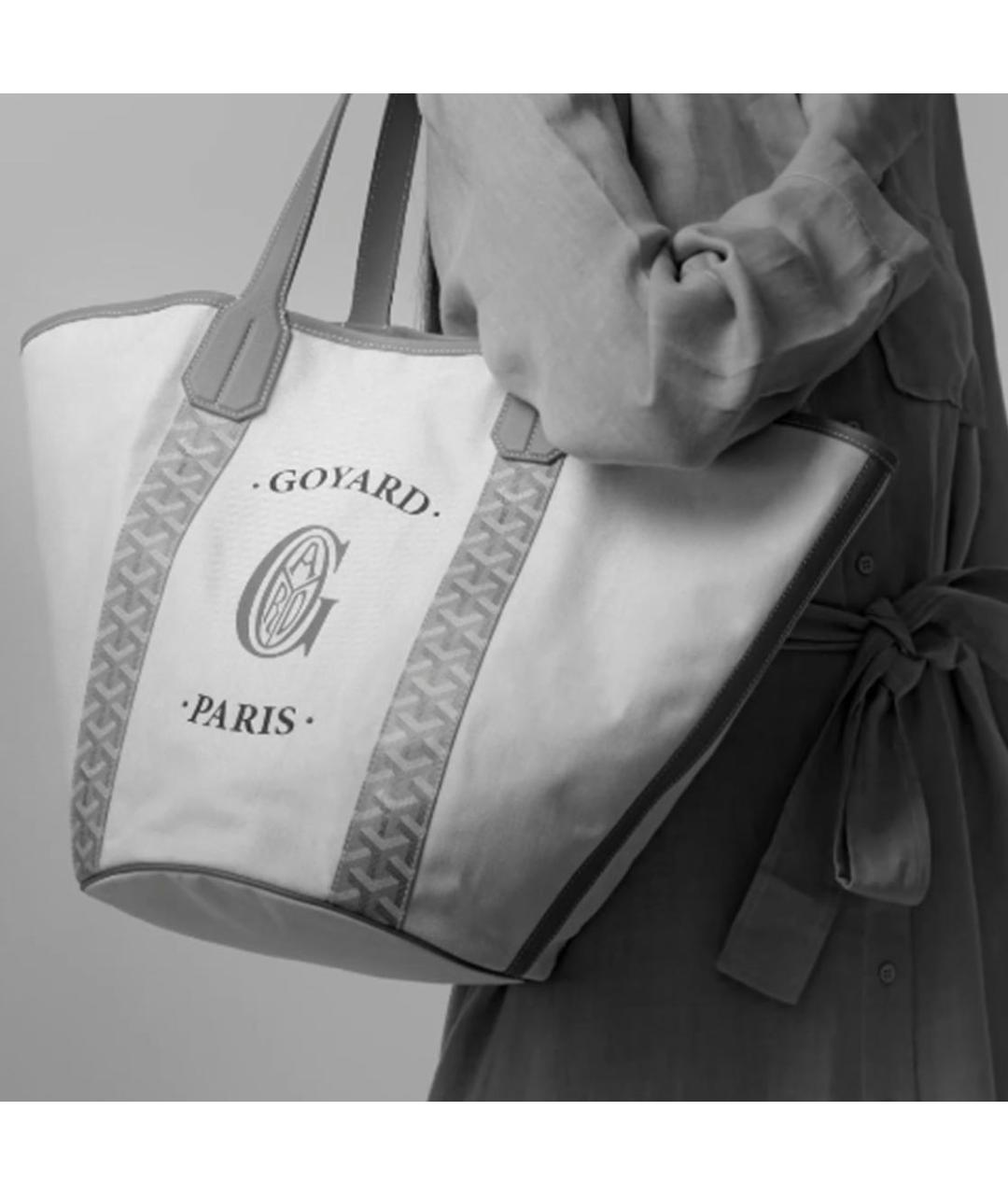 GOYARD Белая сумка тоут, фото 4