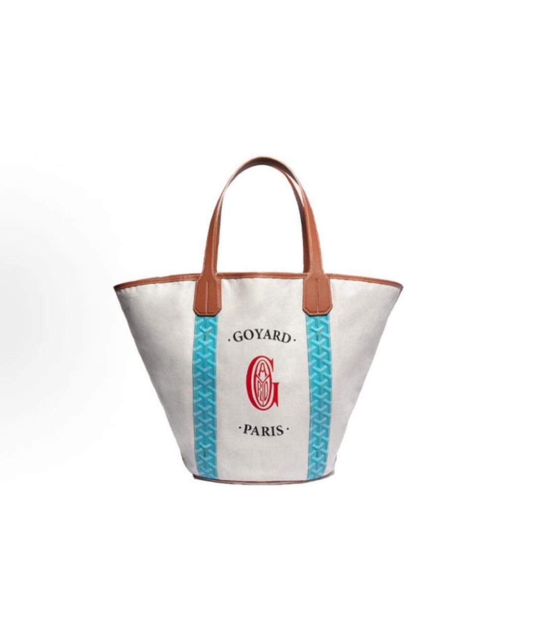 GOYARD Белая сумка тоут, фото 1