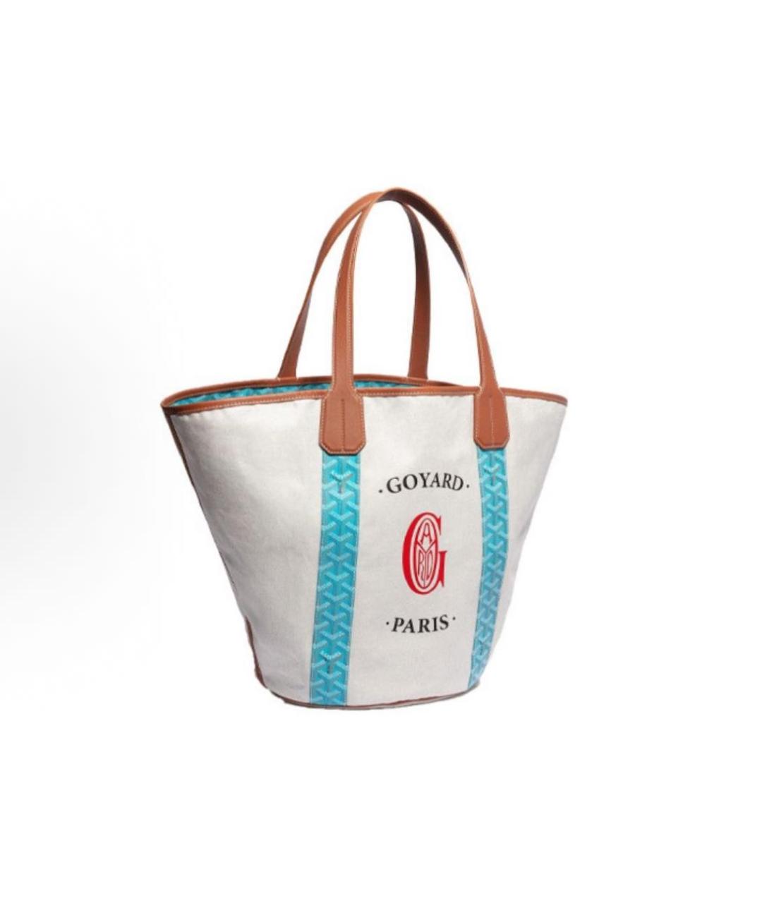 GOYARD Белая сумка тоут, фото 2