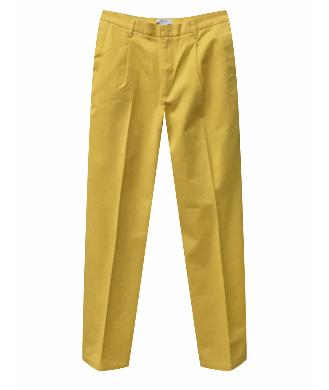ZEGNA SPORT Желтые хлопковые повседневные брюки, фото 1