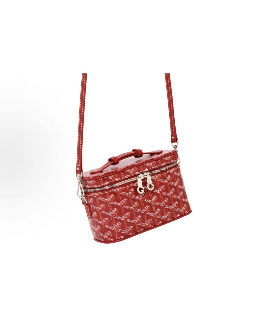 GOYARD Красная косметичка, фото 3