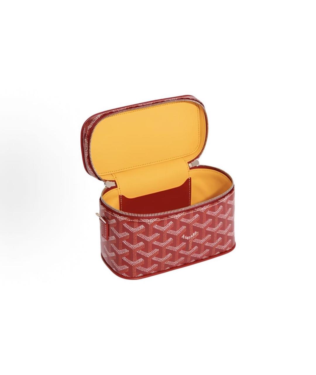 GOYARD Красная косметичка, фото 4