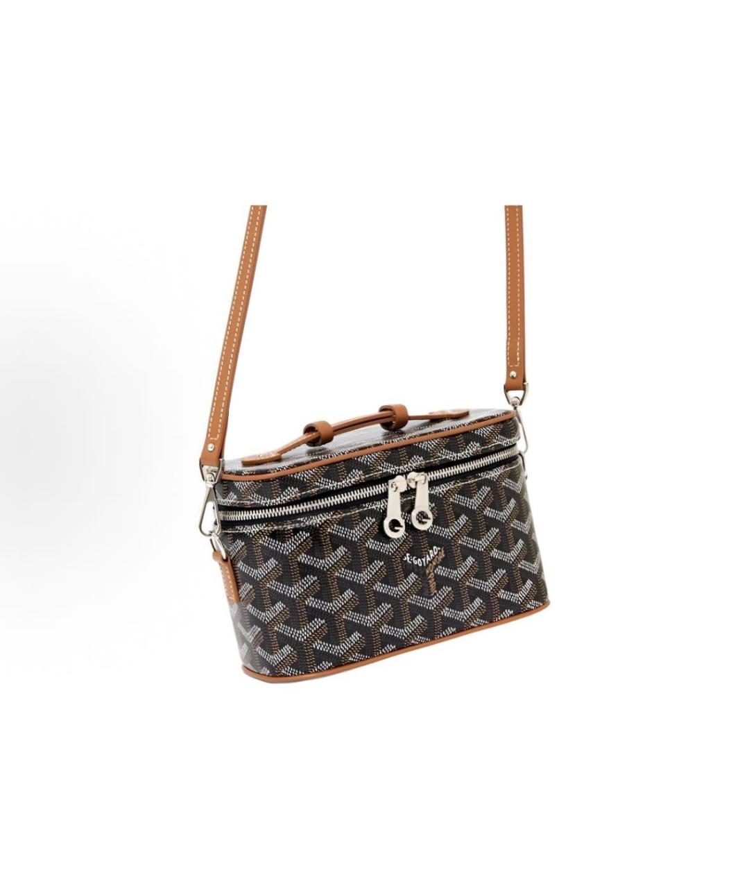 GOYARD Коричневая косметичка, фото 3