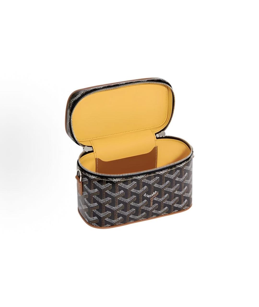 GOYARD Коричневая косметичка, фото 4