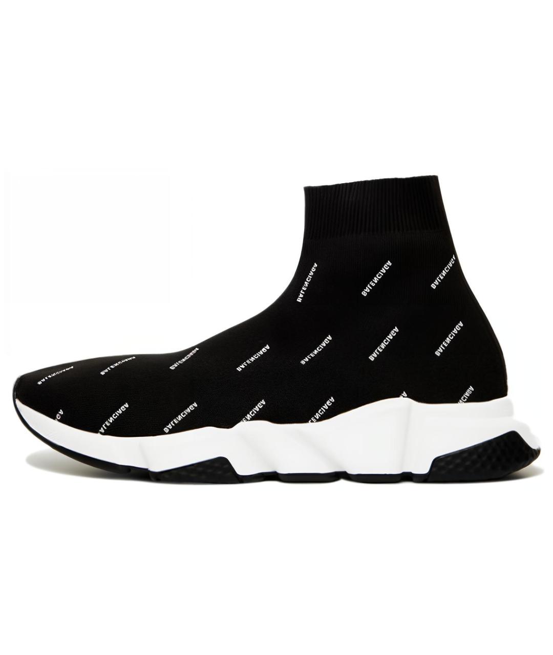 BALENCIAGA Черные высокие кроссовки / кеды, фото 2