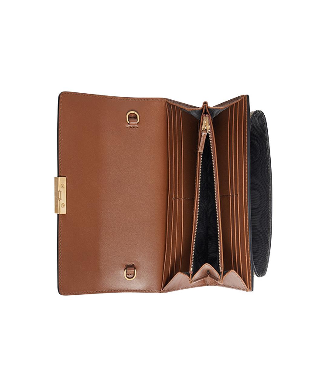 GUCCI Коричневая тканевая сумка через плечо, фото 4