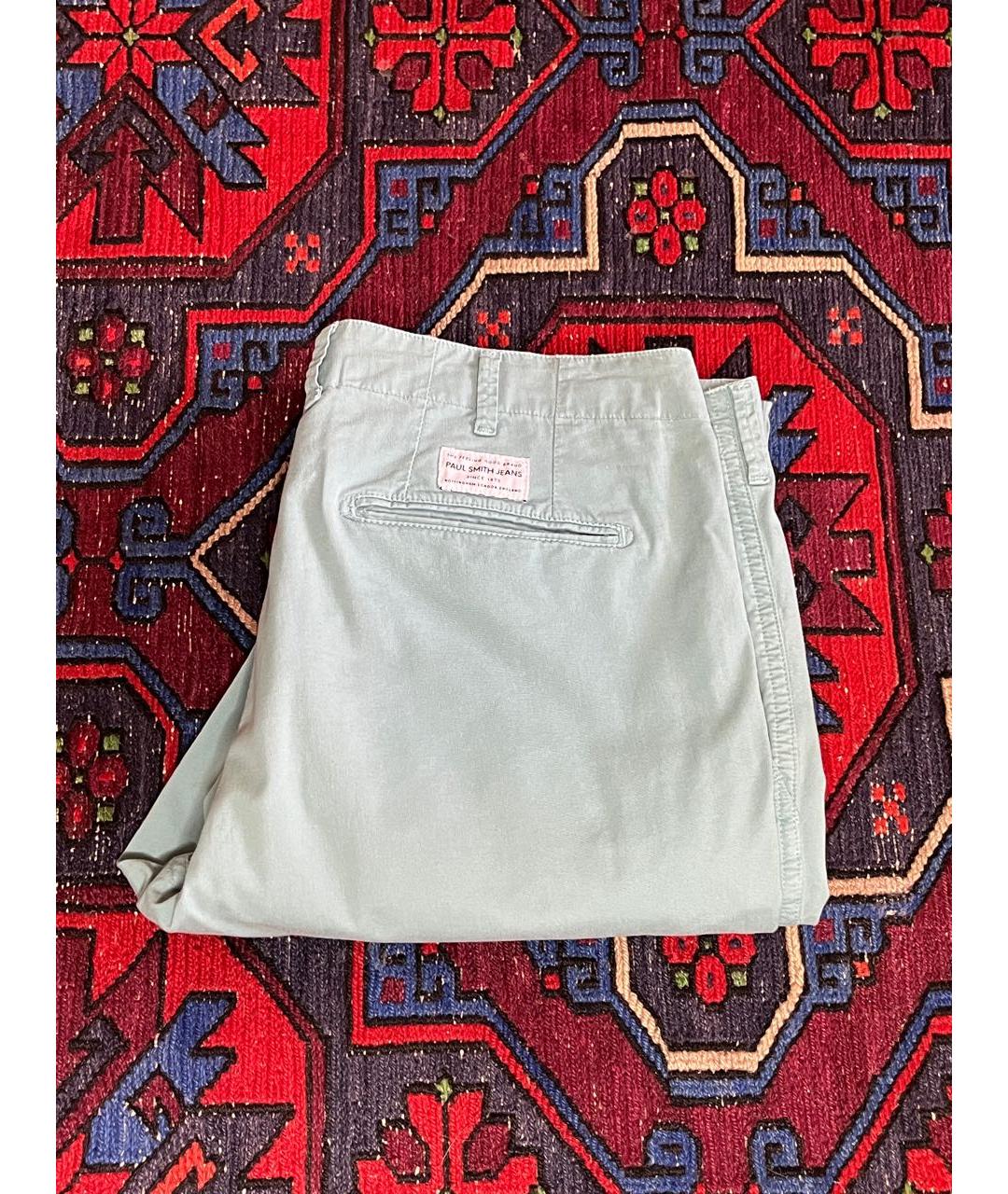 PAUL SMITH Хлопковые брюки чинос, фото 5