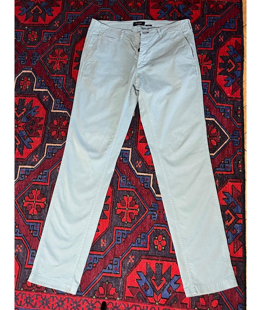 PAUL SMITH Хлопковые брюки чинос, фото 8