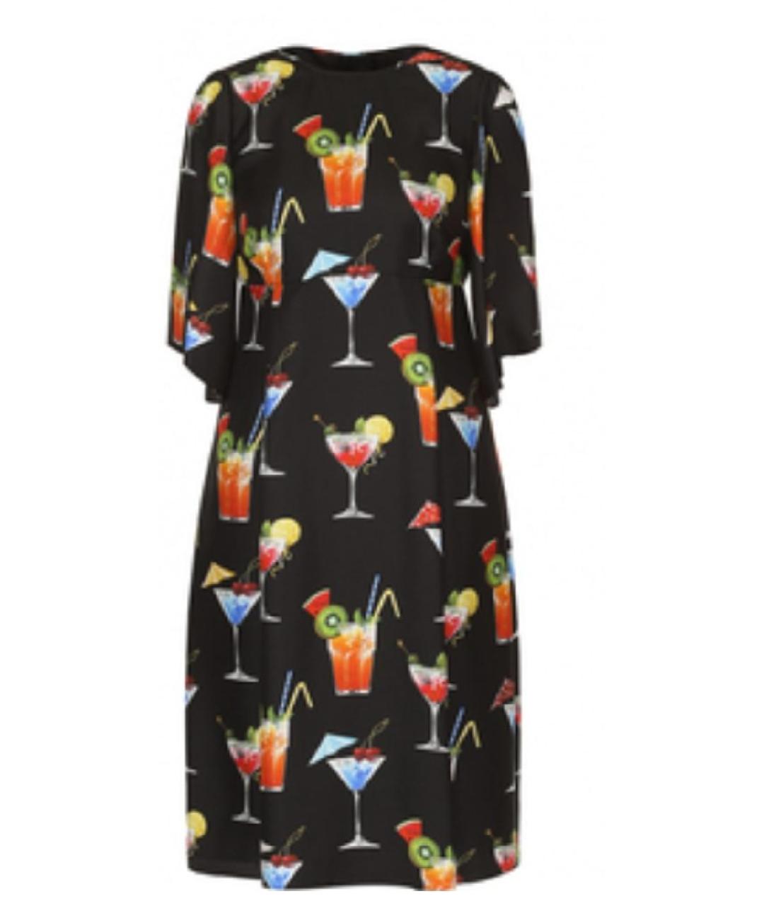 DOLCE&GABBANA Шелковое повседневное платье, фото 6