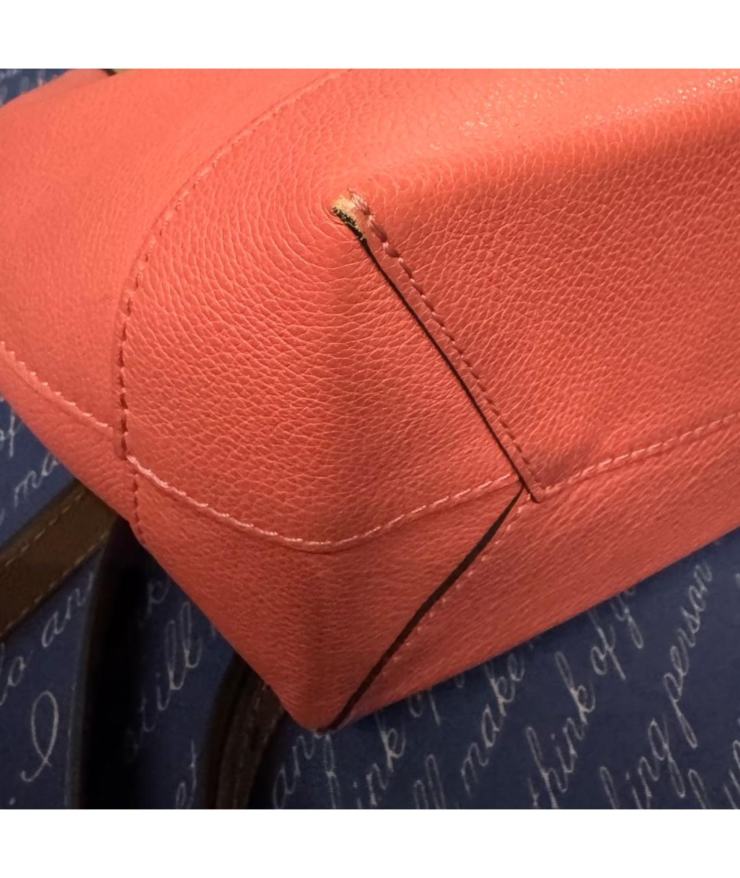 LOUIS VUITTON Розовый кожаный рюкзак, фото 5