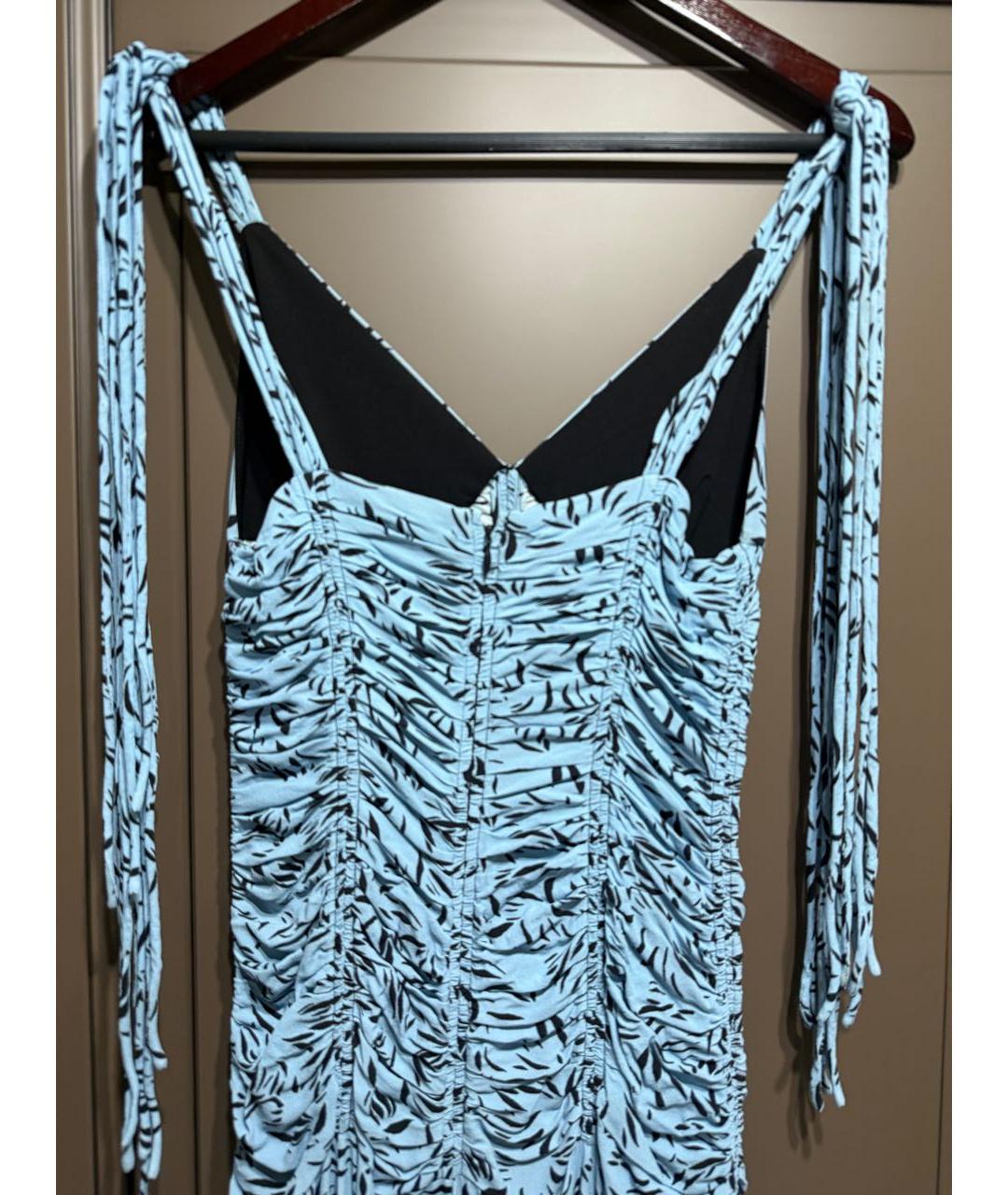 PROENZA SCHOULER Голубое креповое платье, фото 3