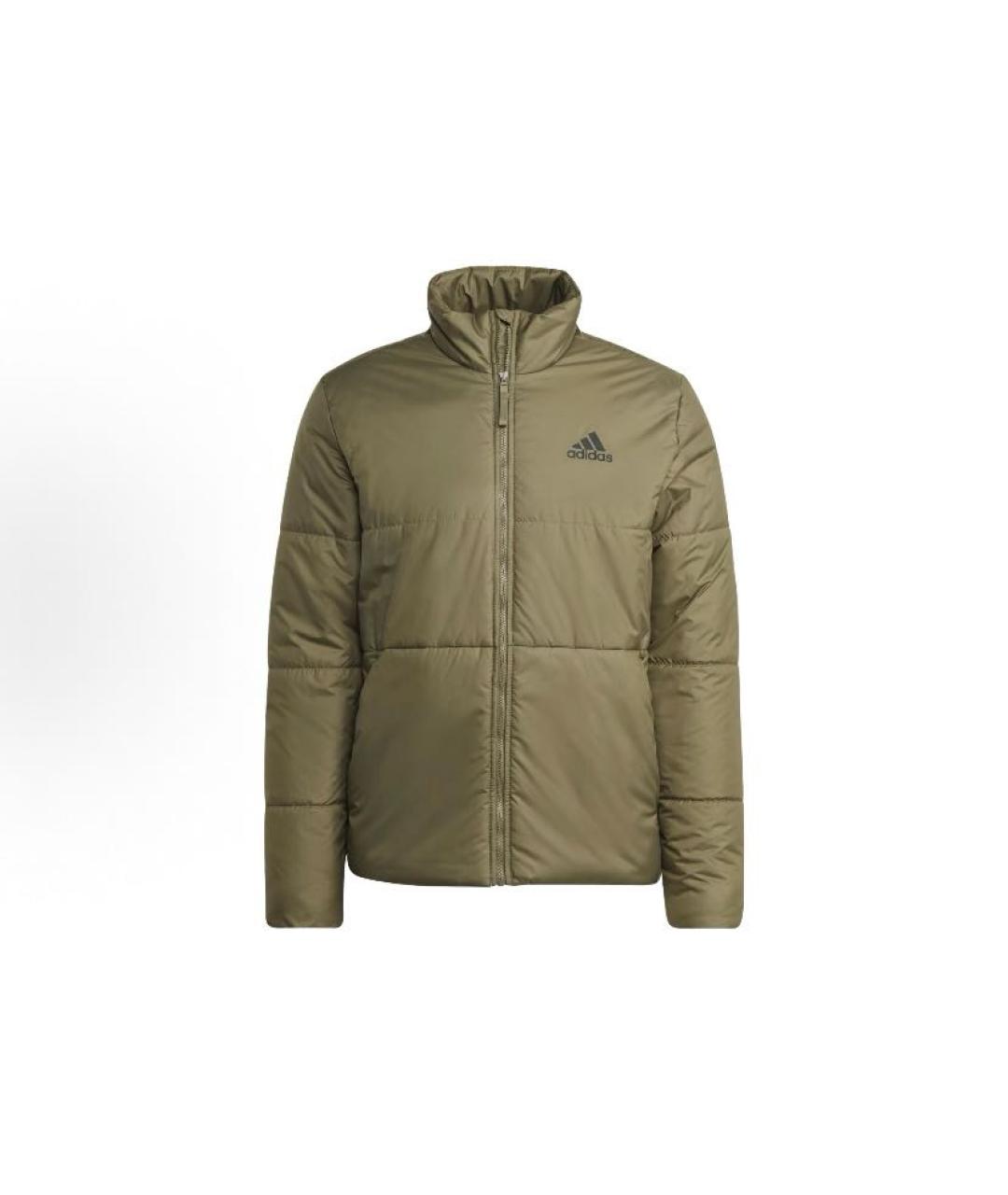 ADIDAS Хаки полиэстеровый пуховик, фото 6