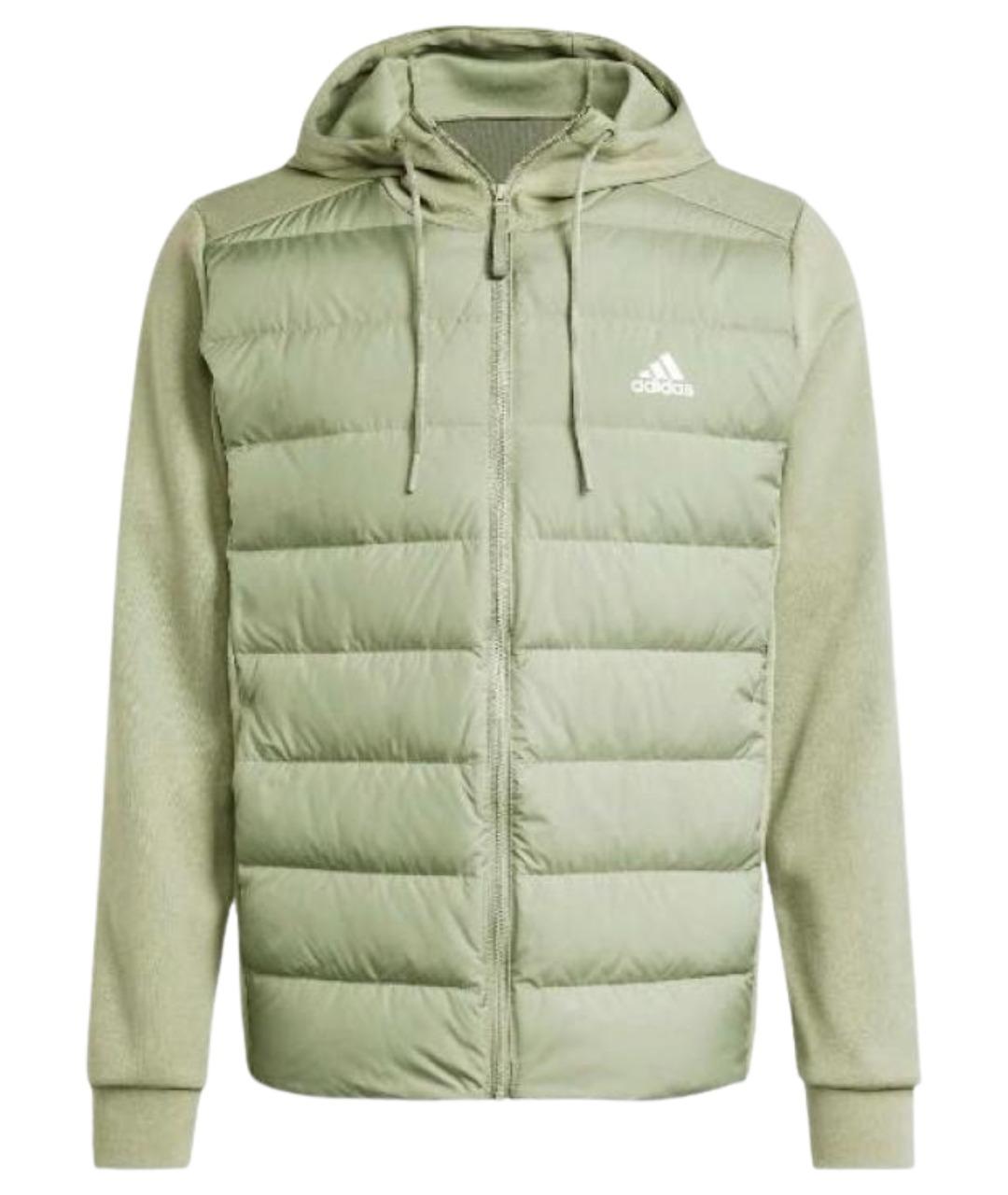 ADIDAS Зеленая полиэстеровая куртка, фото 1