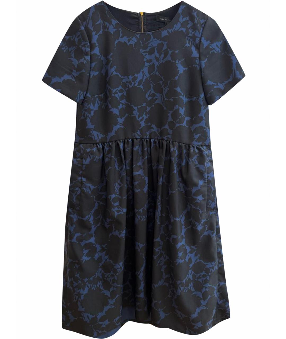 MARC BY MARC JACOBS Темно-синее полиэстеровое повседневное платье, фото 1