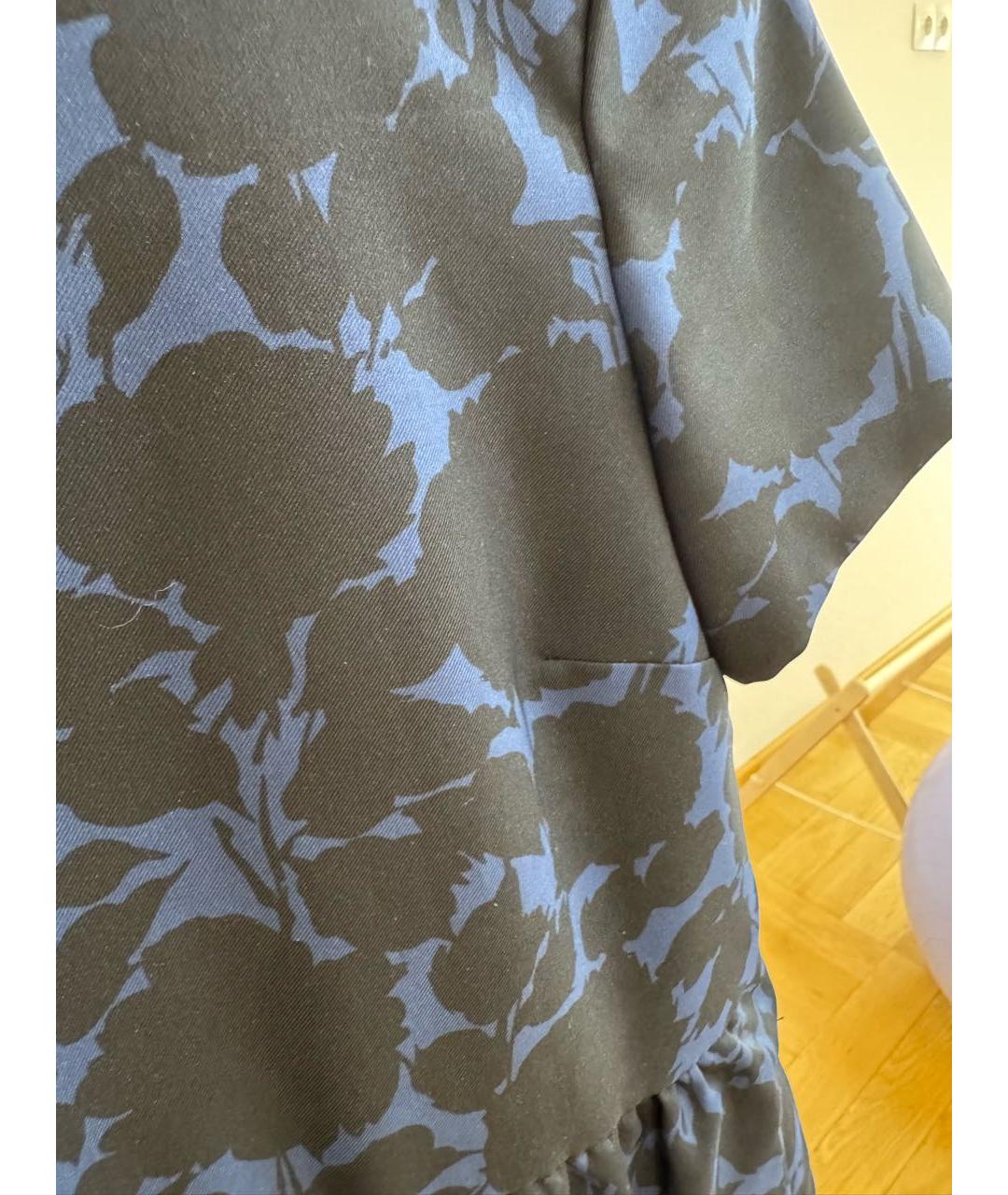 MARC BY MARC JACOBS Темно-синее полиэстеровое повседневное платье, фото 4
