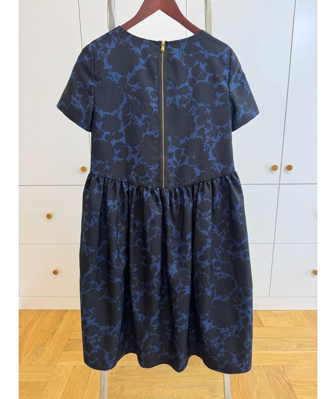 MARC BY MARC JACOBS Темно-синее полиэстеровое повседневное платье, фото 2