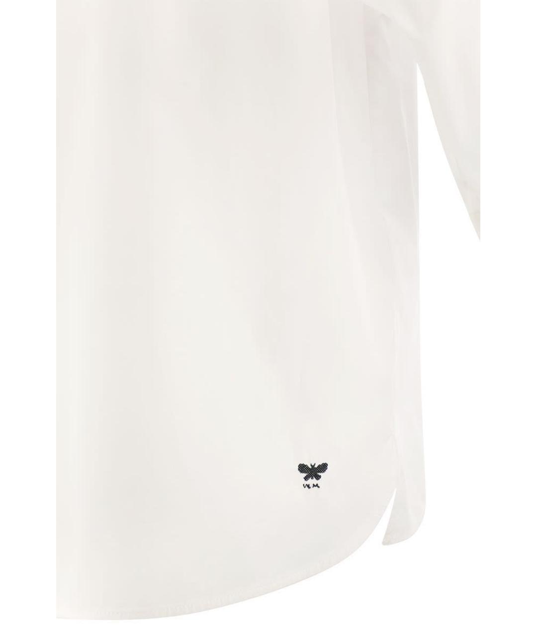 WEEKEND MAX MARA Белая хлопковая рубашка, фото 4