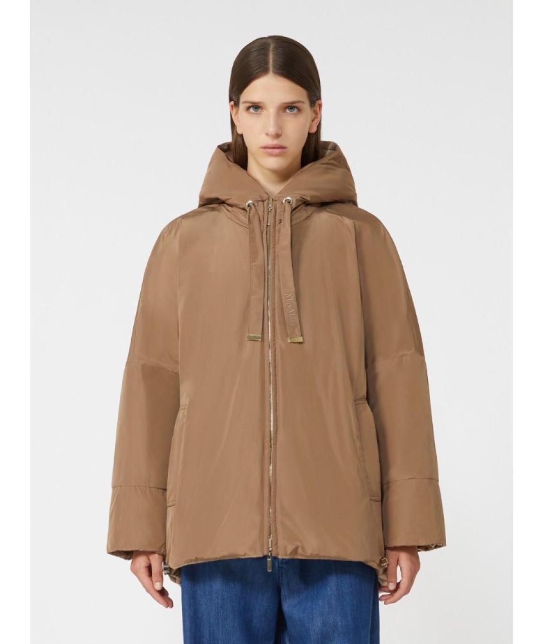 MAX MARA Бежевая шерстяная куртка, фото 5