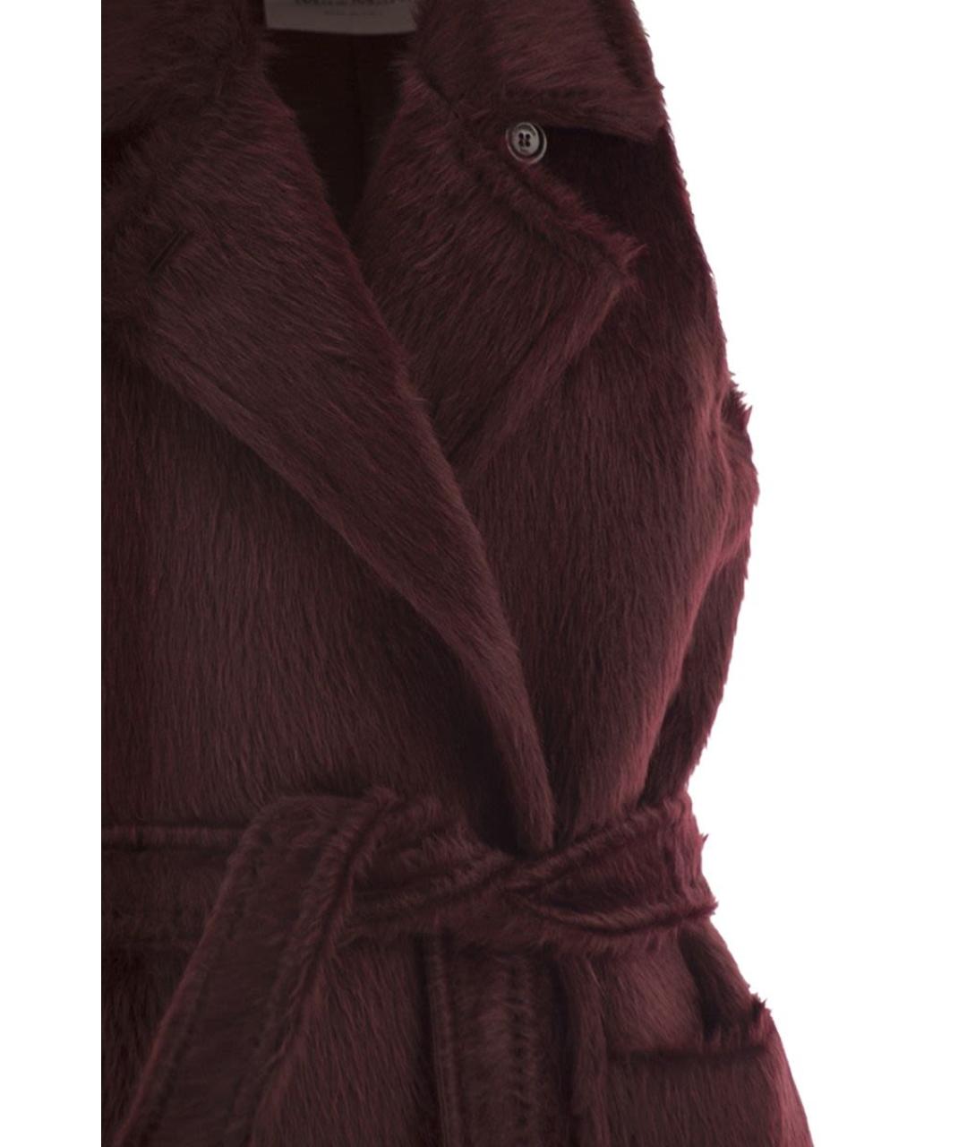 MAX MARA Бордовый шерстяной жилет, фото 4