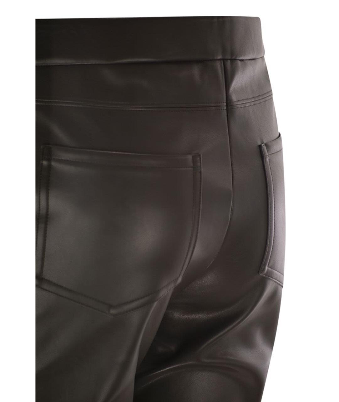 'S MAX MARA Черные полиэстеровые брюки узкие, фото 4