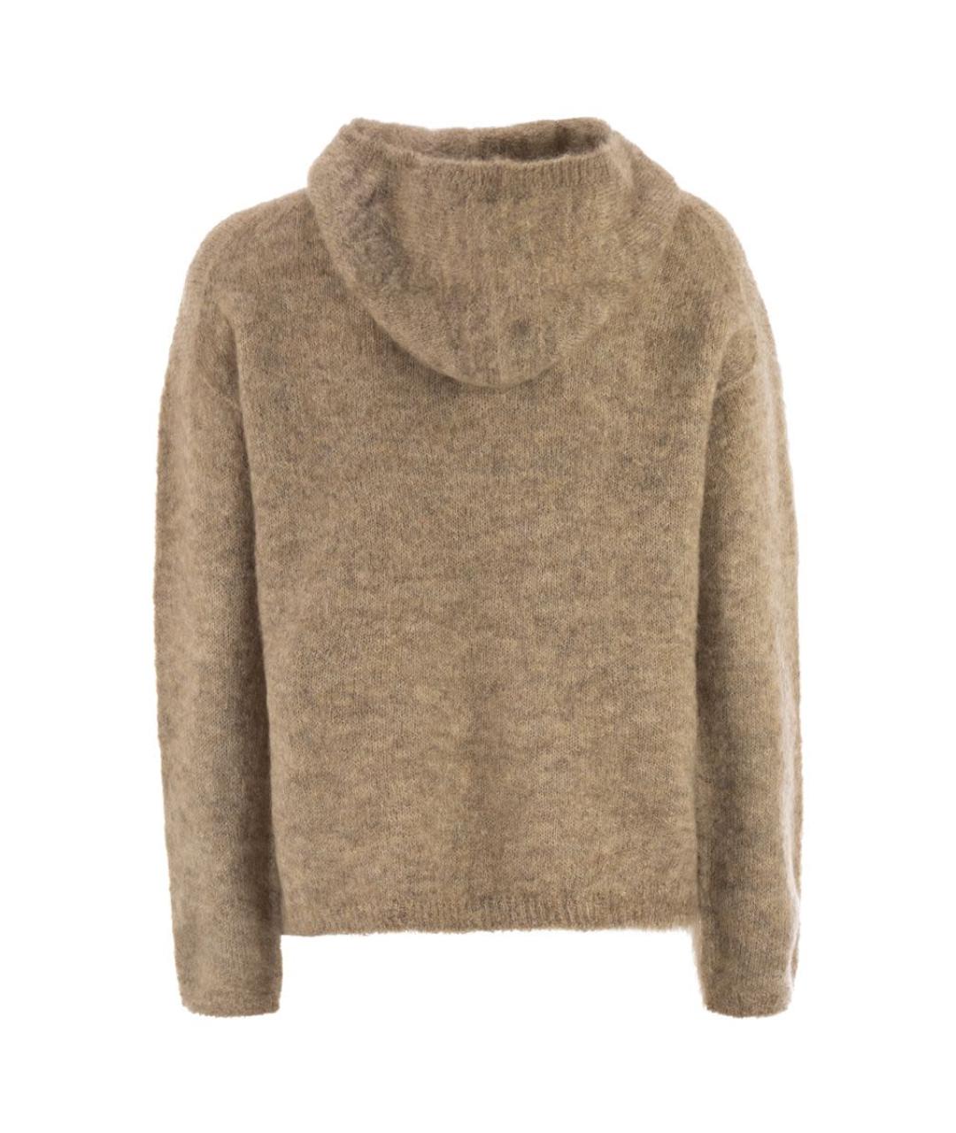 'S MAX MARA Бежевый шерстяной джемпер / свитер, фото 2