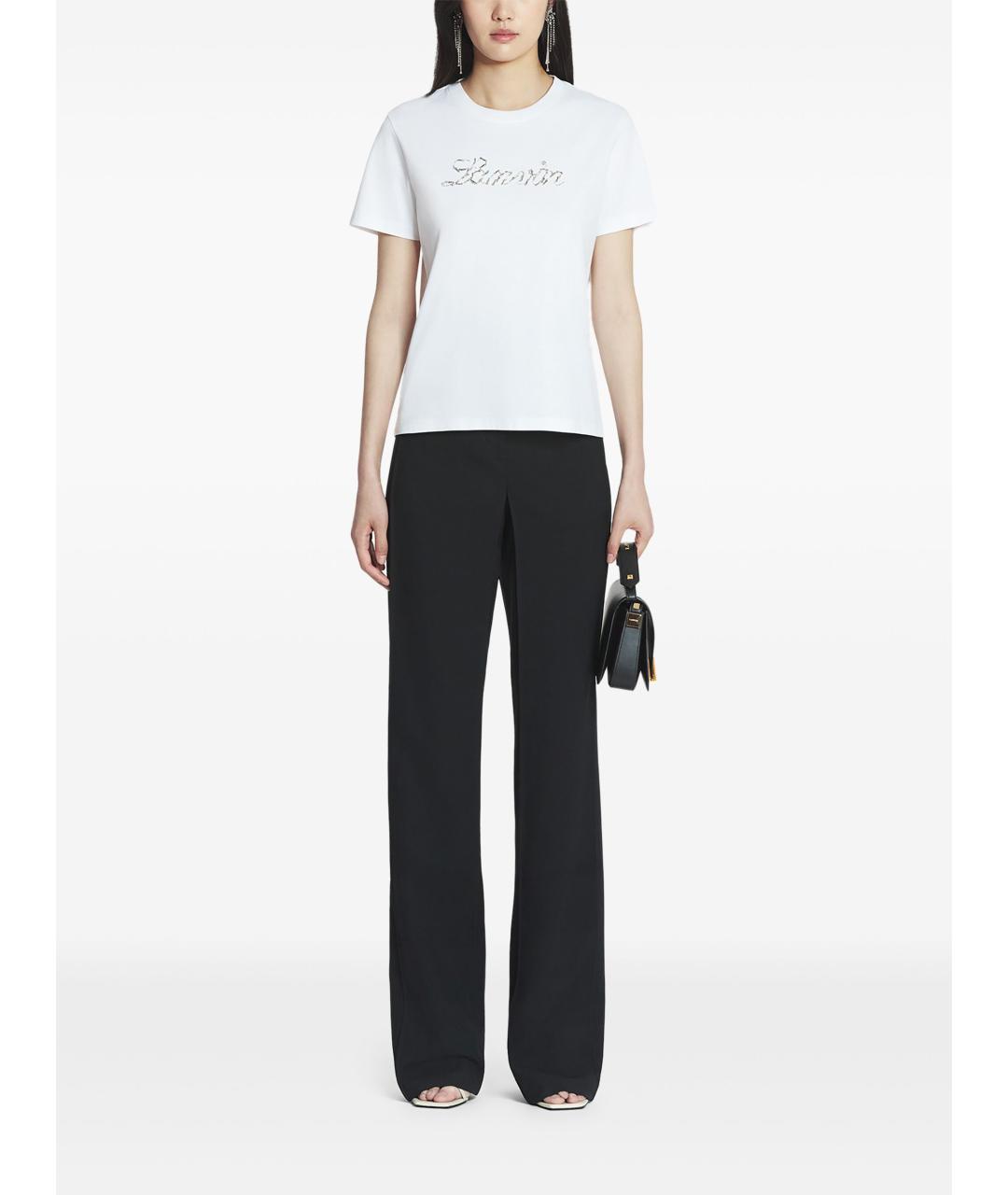 LANVIN Черные шерстяные прямые брюки, фото 2